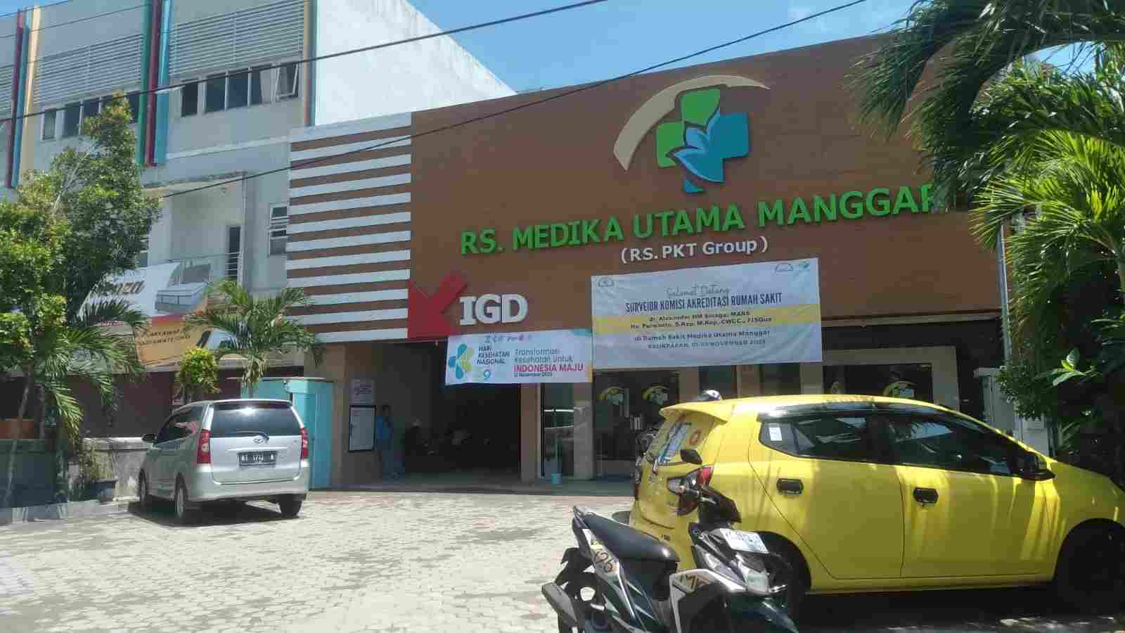LAYANI PASIEN: RS Medika Utama di Balikpapan Timur yang menangani amarhumah DA. (dayat/balpos)