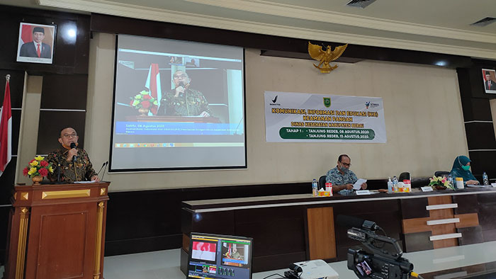 BERI EDUKASI: Dinas Kesehatan Berau bersama BPOM Kaltim menggelar KIE Keamanan Pangan.