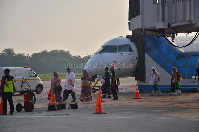 WAJIB SERTIFIKASI: Jamaah haji Berau tahun 2019 lalu. Kemenang Berau menegaskan siap mengikuti ketentuan pemerintah pusat terkait wajib sertifikat bagi orang yang mendaftar sebagai pembimbing haji tahun ini.