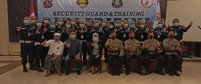 PERTAMA DI BERAU: PT Menara Borneo Jaya buka Pelatihan Pendidikan Dasar (Diksar) Satpam Gada Pratama di Berau di Hotel Cantika, Jalan Pulau Panjang, Tanjung Redeb, sejak Sabtu (12/12) lalu.