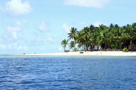 DITUTUP: Pemerintah Kecamatan Bidukbiduk telah menutup seluruh objek wisatanya, termaksud Pulau Kaniungan untuk mencegah penyebaran Covid-19.