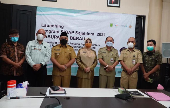 KOMITMEN: PT Berau Coal berkomitmen turut mendukung Program SIGAP Sejahtera 2021 yang diluncurkan Pemkab Berau.