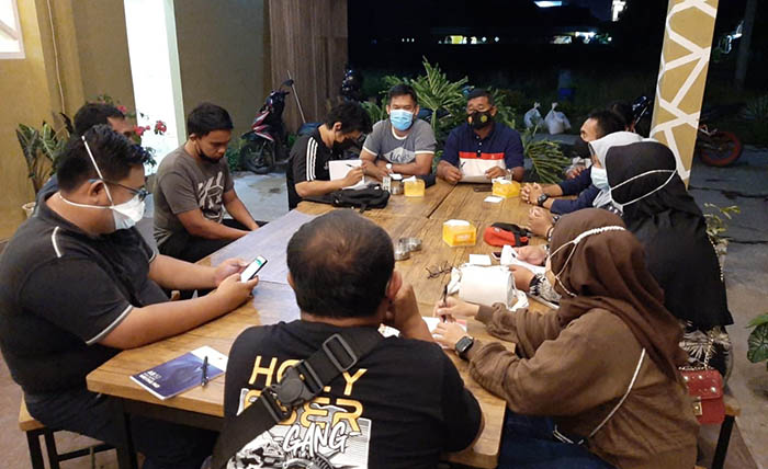 PERSIAPAN PORPROV: Pengurus PDBI Berau melakukan rapat koordinasi membahas persiapan  Porprov 2022, beberapa waktu lalu.