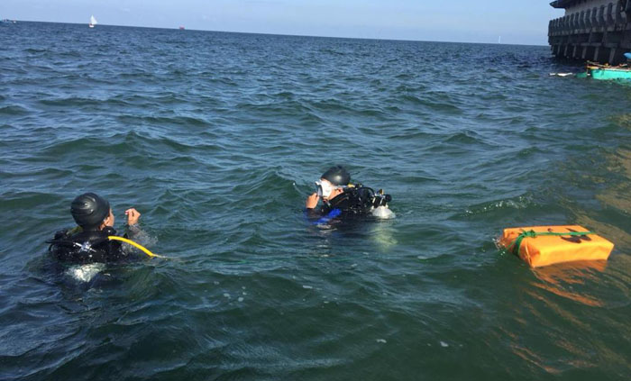 KEMBALI KE LAUT: Atlet CaborSelam akan kembali melaksanakan latihan basah di laut pekan ini.