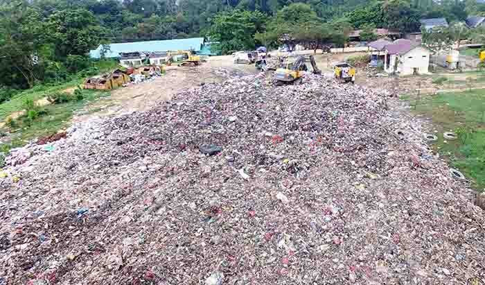 DEKAT PERMUKIMAN: TPA Bujangga yang berada di Jalan Sultan Agung, Tanjung Redeb, jadi salah satu TPA yang ada di Berau.