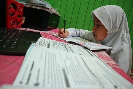 PERSIAPKAN PTM: Sudah setahun lebih para siswa mengikuti pembelajaran jarak jauh secara daring. Pada tahun ajaran baru nanti, pemerintah mempersilakan sekolah melakukan pembelajaran tatap muka.
