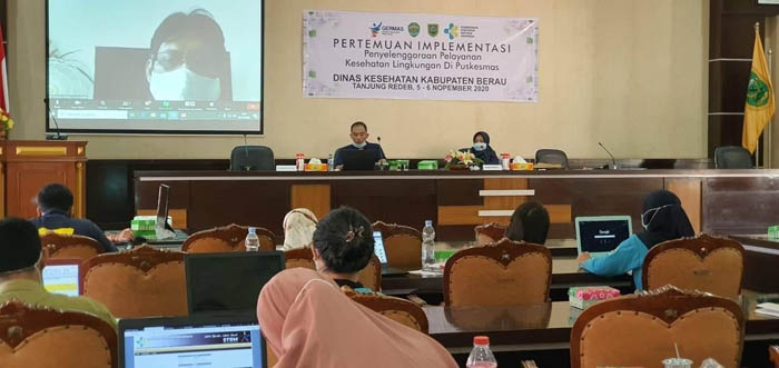 PELAYANAN KESEHATAN: Penyelenggaraan pelayanan kesehatan lingkungan di Puskesmas oleh Dinas Kesehatan Berau, tahun lalu.