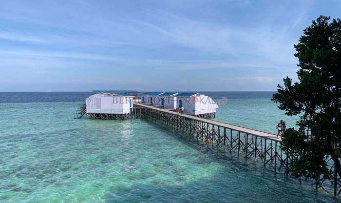 DIBURU WISATAWAN: Saat ini sejumlah resor di daerah-daerah wisata di Kabupaten Berau sudah banyak dipesan wisatawan.