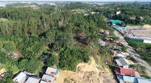 BERPROSES: Pembangunan Rumah Sakit Tipe B terus berproses. Pembangunannya akan dimulai dengan pematangan lahan dan bertahap dilakukan sesuai ketersediaan anggaran.