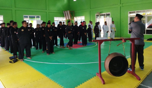 JARING ATLET: Cabor pencak silat saat menggelar Kejurkab sebagai bentuk penjaringan atlet untuk di persiapkan di ajang Porprov, belum lama ini.