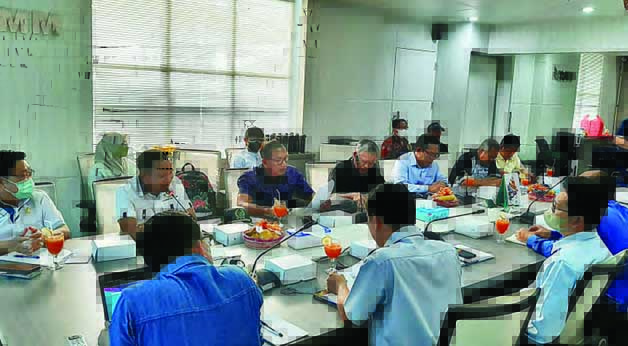 KUNJUNGAN PANSUS: Pansus Investigasi Pertambangan saat melakukan rangkaian kunjungan dan pertemuan bersama beberapa perusahaan tambang yang berada di Bontang dan Kutim.