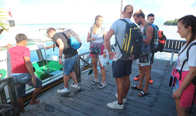 DIAWASI: Hingga kini kunjungan wisatawan asing masih rendah, meski begitu kantor imigrasi Berau dan Timpora akan tetap lakukan pengawasan.