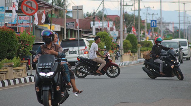 TILANG: Polres Berau telah menerapkan ELTE mobile dan statis. Sehingga pelanggaran lalu lintas yang terekam langsung ditilang