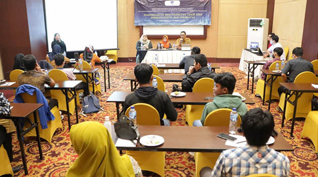 PENGENALAN TEKNOLOGI: Balai Pengembangan Sumber Daya Manusia dan Penelitian, Kominfo Banjarmasin menggelar Pengenalan TIK bagi disabilitas di Queen Marry Hotel Aston Samarinda, Senin (13/2).