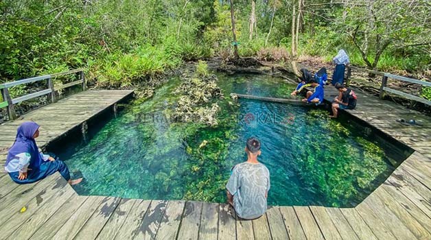 BELUM MAKSIMAL: Disbudpar Berau belum mampu menerapkan retribusi masuk di seluruh objek wisata di Berau.