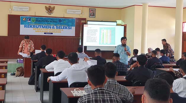 BERI KESEMPATAN: PT PAMA Binungan Mine Operation menggelar recruitment dan seleksi operator serta mekanik, untuk menyerap tenaga kerja asal Berau beberapa waktu lalu.