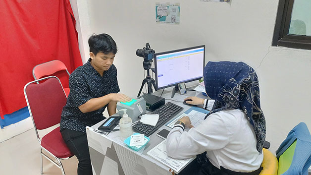WISE ADAM/BP PEREKAMAN: Disdukcapil Berau telah merekam data 1.305 pelajar yang akan berusia 17 tahun sampai dengan pemilu 2024.