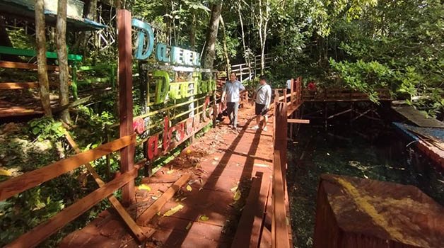 SEGERA DIBUKA: Objek wisata Labuan Cermin, Bidukbiduk akan segera dibuka dengan sejumlah tampilan baru.