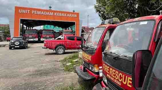 BERHARAP: Damkar Berau berharap ada mobil baru pemadam kebakaran jenis tangga.