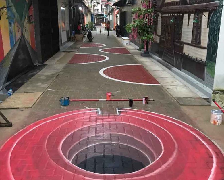 LORONG WISATA: Seperti lorong di Jalan Sejahtera yang dinamakan Lorong Wisata Kenangan atau Singkawang Back to The Past.