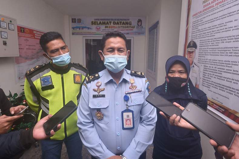 Plt Kepala Divisi Pemasyarakatan Kantor Wilayah Kementerian Hukum dan Ham (Kanwilkumham) Kalbar Eka Jaka Riswantara.