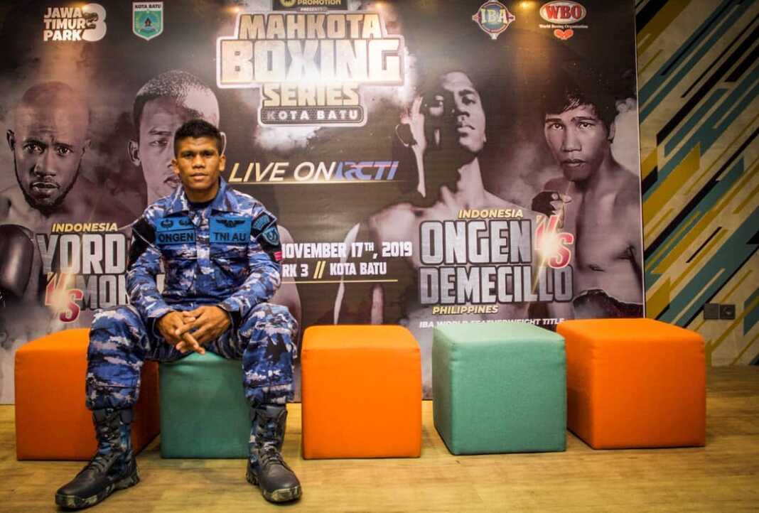 DUKUNGAN KORPS: Ongen Saknosiwi sebagai anggota TNI AU, bertugas di Mabes TNI AU, Dinas Pengamanan dan Persandian Angkatan Udara (Dispamsanau) Jakarta Timur.