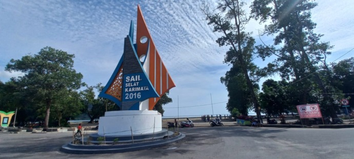 PANTAI: Lokasi Pantai Pulau Datok, di Sukadana, Kabupaten Kayong Utara mulai didatangi pengunjung dari berbagai daerah. DANANG PRASETYO/PONTIANAK POST