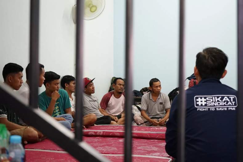 Sejumlah orang asal Sulawasi dan Jawa Barat nyaris menjadi korban TPPO, namun berhasil selamat dan kini diamankan Selter BP3MI Pontianak. (MEIDY KHADAFI/PONTIANAK POST)