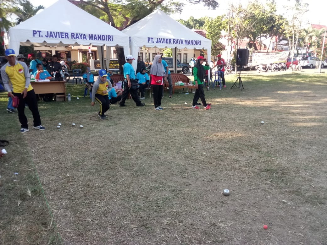 LAYAK DIGELAR: Cabang olahraga petanque memungkinkan untuk dipertandingkan di Porprov XI Kalsel 2021 Kandangan.