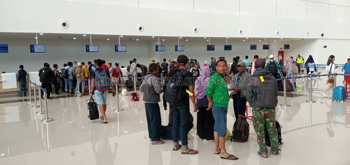 PERKETAT: Bandara Internasional Syamsuddin Noor Banjarmasin salah satu pintu masuk pekerja asing ke Kalsel.