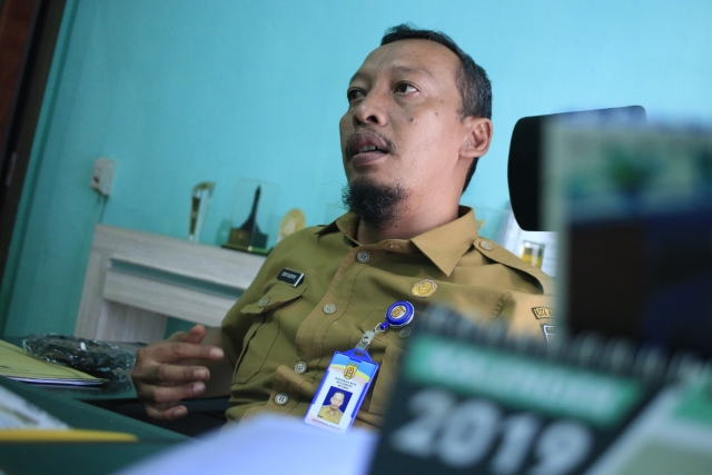 JELASKAN: Ketua panitia Tablig Akbar bersama Ustad Abdul Somad (UAS) dan Guru Zuhdi di Banjarbaru, Dedy Soetoyo membeberkan terkait kesiapan acara nanti. | Foto: Muhammad Rifani/Radar Banjarmasin