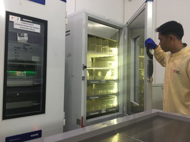 PERLU BANTUAN: Stok darah di PMI Kota Banjarmasin minim dan membuat pengelola kesulitan menyuplai darah untuk rumah sakit di Banjarmasin. | Foto: M OSCAR FRABY/RADAR BANJARMASIN