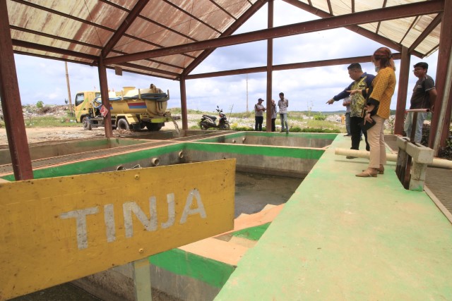 SUDAH BEROPERASI: Instalasi Pengolahan Lumpur Tinja (IPLT) Gunung Kupang Banjarbaru bakal dimaksimalkan dengan diterbitkannya payung hukum yang akan mengatur soal retribusi pengolahan limbah cair domestik untuk menertibkan pengelolaan limbah dari pihak sw