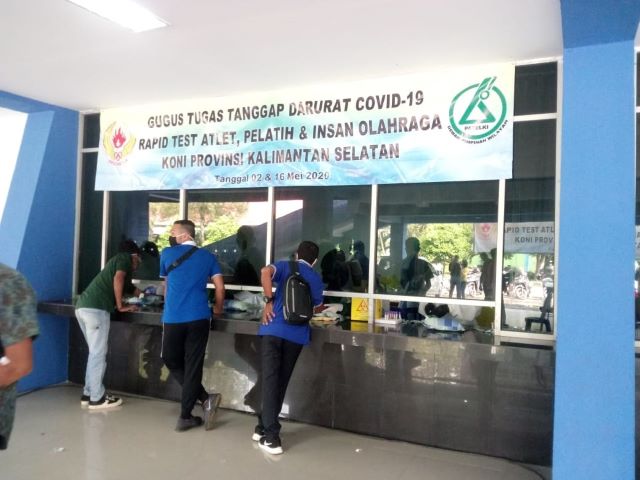 DI RUMAH SAJA: Ketua Umum KONI Kalsel Bambang Heri Purnama meminta atlet dan pelatih Kalsel yang telah mengikuti rapid test tidak bepergian ke mana-mana.