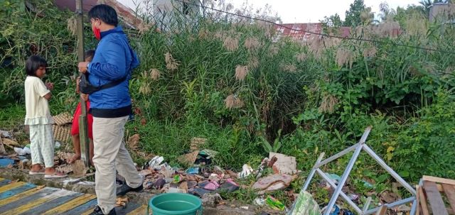 LOKASI PERKELAHIAN: Peristiwa berdarah terjadi di Jalan Simpang Pengambangan Gang Jingah.