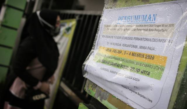 TERBATAS: Puskesmas di Banjarbaru akan menerapkan jam layanan terbatas yakni dari pukul 08.00-09.30 Wita selama dua hari terhitung Senin (3/8) hingga Selasa (4/8). | Foto: Muhammad Rifani/Radar Banjarmasin