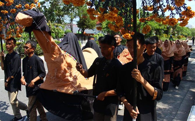 Ilustrasi pawai Tahun Baru Islam. | Foto: Jawapos.com