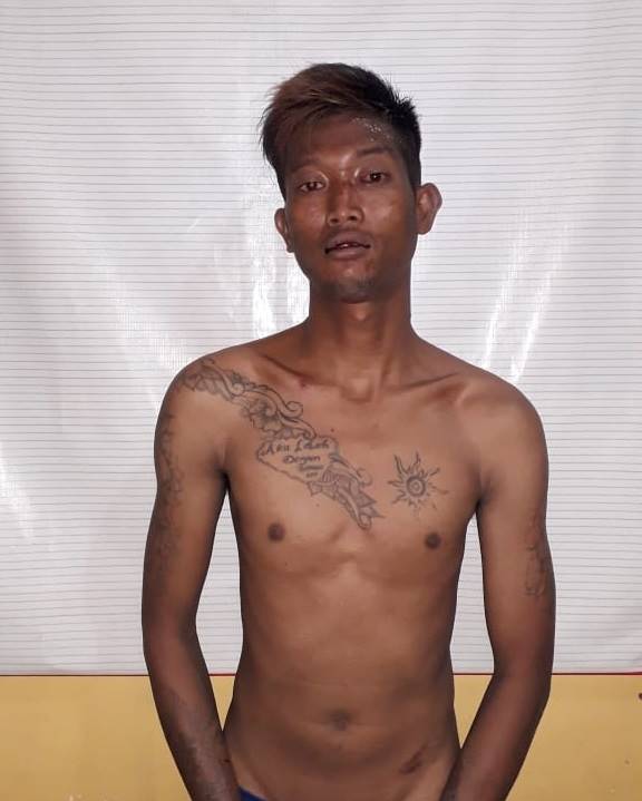 Abdurrahman (24 tahun) tersangka pencurian.