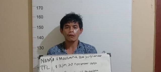 GELAP MATA: Dari cemburu, emosi tersulut. Inilah akibatnya, menjadi pesakitan di kantor polisi. | FOTO: POLSEK BANJARMASIN TENGAH FOR RADAR BANJARMASIN
