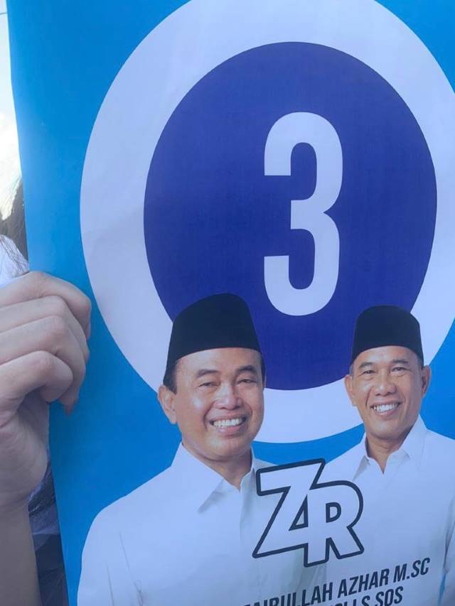 PASLON : Paslon ZR banjir dukungan.