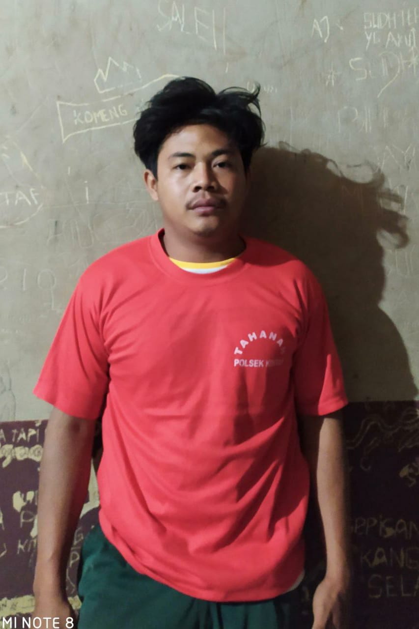 DITANGKAP: Muhindin berhasil diamankan setelah diduga menghilangkan nyawa Fitriah.