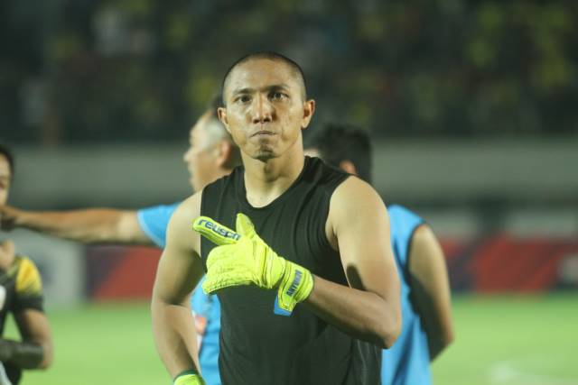 SETIA: Aditya Harlan bertekad menghabiskan karir kipernya bersama Barito Putera.