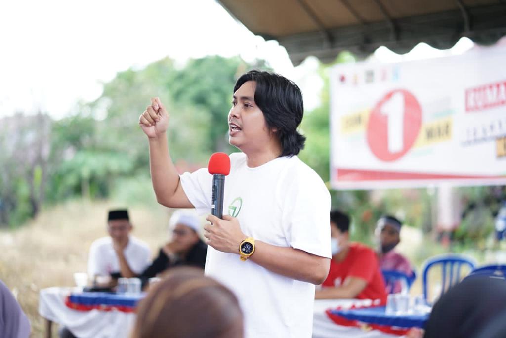 MARDANI: Mardani H Maming minta kepada warga agar tidak menggadaikan harga diri dengan uang Rp150 ribu.