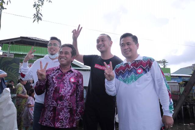 AJAK: Giring mengajak anak muda coblos no 2 di pilkada Banjarmasin