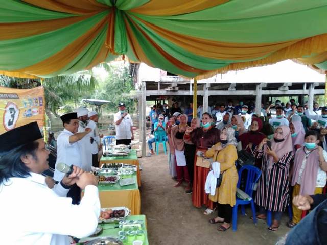 PASTIKAN : Kampanye di RT 3 Desa Sepunggur, warga bisa pastikan kemenangan ZR diatas 90 persen