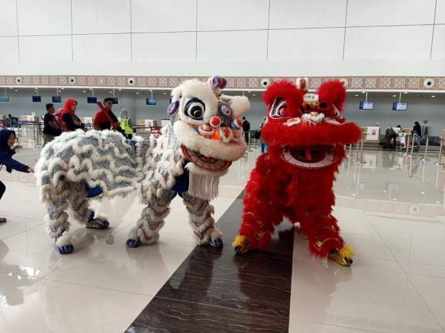 TAHAN DIRI: Tim barongsai Pengprov FOBI Kalsel menaati imbauan FOBI Pusat untuk tidak tampil dulu selama pandemi Covid-19 masih merebak.