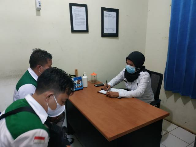 RAKOR: Rapat koordinasi HPPMTL dengan Sub Koordinator Seksi Pencegahan dan Pemberdayaan Masyarakat BNNK Tanah Laut Rina Wartini, SKM tentang kerja sama kegiatan pembentukan remaja teman sebaya anti narkoba. | Foto: Norsalim Yahya/Radar Banjarmasin