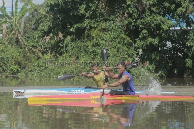 EMPAT BULAN: Para pedayung Kalsel berharap segera dicairkan insentif atlet PON XX Papua yang belum dibayar sejak Januari lalu.