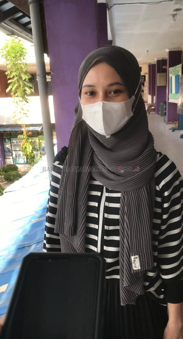 Linda, mahasiswi asal Kalimantan Timur.