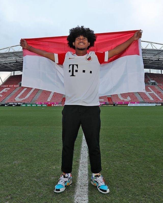 MEMBAIK: Bagas Kaffa menceritakan saudara kembarnya Bagus Kahfi sudah mengikuti latihan gabungan bersama FC Utrecht setelah cederanya sembuh.